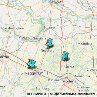 Mappa Via Arrigo Negri, 42017 Novellara RE, Italia (13.30357)