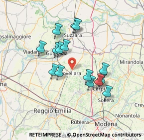 Mappa Via Arrigo Negri, 42017 Novellara RE, Italia (12.448)