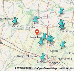 Mappa Via Arrigo Negri, 42017 Novellara RE, Italia (17.51)