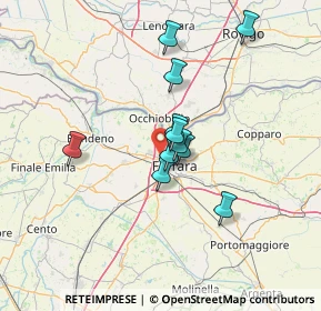 Mappa Via Cà Rosa, 44122 Ferrara FE, Italia (10.58091)