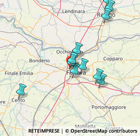 Mappa Via Cà Rosa, 44122 Ferrara FE, Italia (14.30455)