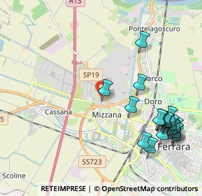 Mappa Via Cà Rosa, 44122 Ferrara FE, Italia (2.585)