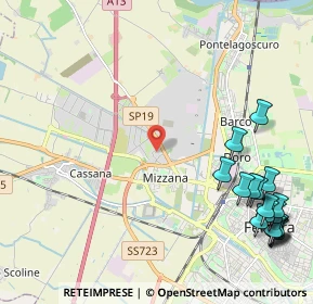 Mappa Via Cà Rosa, 44122 Ferrara FE, Italia (3.07176)