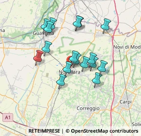 Mappa Via Leningrado, 42017 Novellara RE, Italia (6.03)