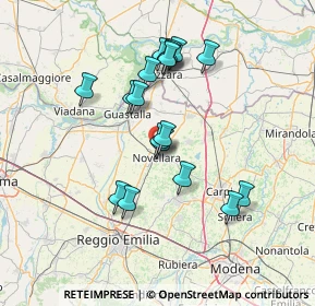 Mappa Via Leningrado, 42017 Novellara RE, Italia (12.69667)