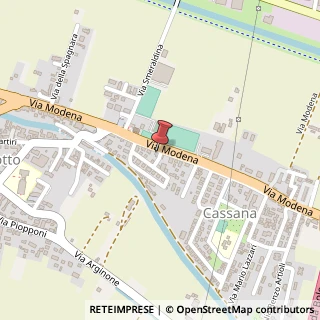 Mappa Via Modena, 565, 44124 Ferrara, Ferrara (Emilia Romagna)
