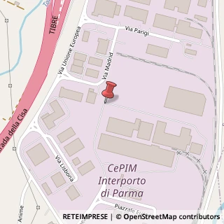 Mappa Via Stoccolma, 8, 43010 Fontevivo, Parma (Emilia Romagna)