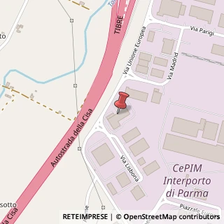 Mappa Via Lisbona, 1, 43010 Fontevivo, Parma (Emilia Romagna)