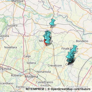 Mappa Via Perugia, 41036 Medolla MO, Italia (14.7195)