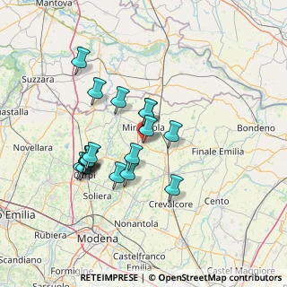 Mappa Via Perugia, 41036 Medolla MO, Italia (12.65944)