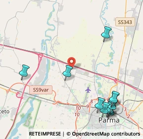 Mappa Via Calzolari Don Angelo, 43126 Roncopascolo PR, Italia (5.61)