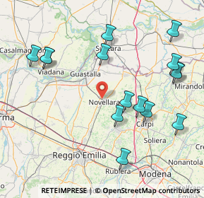 Mappa Via M. d'Azeglio, 42017 Novellara RE, Italia (18.45)