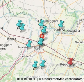 Mappa Via dell'Artigianato, 43122 Parma PR, Italia (13.71917)
