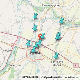 Mappa Via dell'Artigianato, 43122 Parma PR, Italia (6.49909)