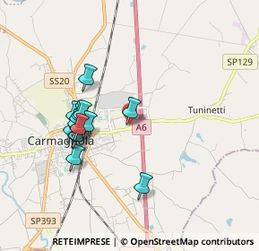 Mappa Via Poirino, 12051 Carmagnola TO, Italia (1.69533)