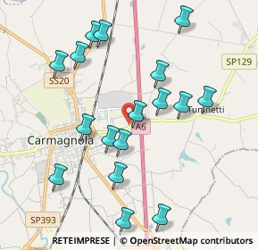 Mappa Via Poirino, 12051 Carmagnola TO, Italia (2.05824)