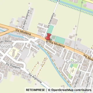 Mappa Via Modena, 583, 44124 Ferrara, Ferrara (Emilia Romagna)