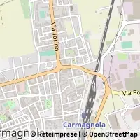 Mapa Carmagnola