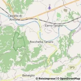 Mappa Rocchetta Tanaro