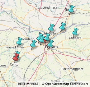 Mappa Via Cesare Diana, 44124 Ferrara FE, Italia (13.31167)