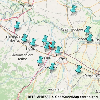 Mappa Strada Bianconese, 43010 Fontevivo PR, Italia (16.29231)