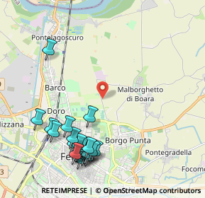 Mappa Via Gramicia, 44123 Ferrara FE, Italia (2.498)