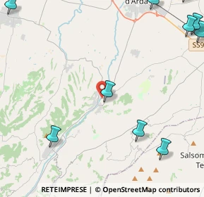 Mappa Strada Provinciale, 29014 Castell'Arquato PC, Italia (7.30077)