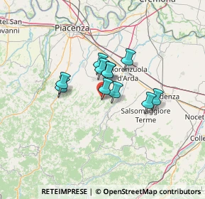 Mappa Unnamed Road, 29018 Lugagnano Val D'arda PC, Italia (8.49636)