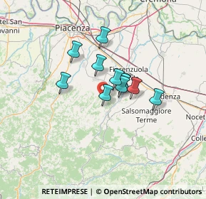 Mappa Unnamed Road, 29018 Lugagnano Val D'arda PC, Italia (8.67909)