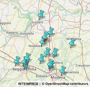 Mappa Via Bernolda, 42042 Fabbrico RE, Italia (15.65733)
