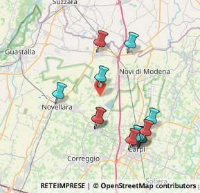 Mappa Via Bernolda, 42042 Fabbrico RE, Italia (7.80538)