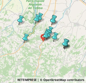 Mappa Via Riva, 29028 Ponte dell'Olio PC, Italia (5.71357)