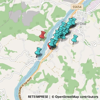 Mappa Via Riva, 29028 Ponte dell'Olio PC, Italia (0.71852)