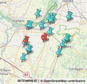 Mappa Via Enrico Berlinguer, 42044 Gualtieri RE, Italia (7.247)