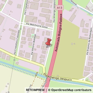 Mappa Via Amerigo Vespucci, 46, 44124 Ferrara, Ferrara (Emilia Romagna)