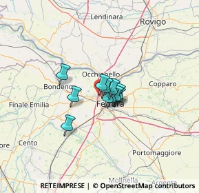 Mappa Via Giovanni Calvino, 44122 Ferrara FE, Italia (6.34091)