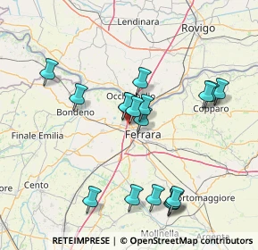 Mappa Via Giovanni Calvino, 44122 Ferrara FE, Italia (14.77176)