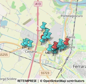 Mappa Via Giovanni Calvino, 44122 Ferrara FE, Italia (1.228)