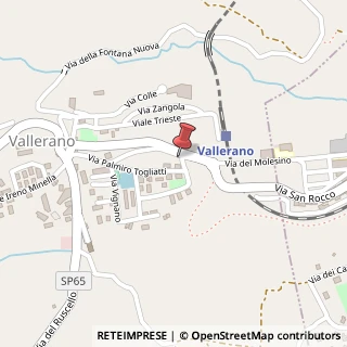 Mappa Via Don Minzoni, 84, 01030 Vallerano, Viterbo (Lazio)