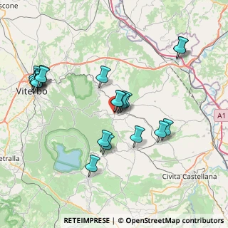 Mappa 01030 Vallerano VT, Italia (8.6265)