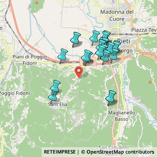 Mappa Via Fonte Colombo, 02100 Rieti RI, Italia (1.86522)