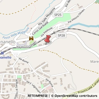 Mappa Via Don Aniceto Bracci, , 01039 Vignanello, Viterbo (Lazio)