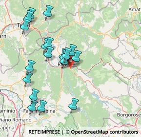 Mappa Via cicolano, 02100 Rieti RI, Italia (15.842)