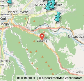 Mappa Via cicolano, 02100 Rieti RI, Italia (3.31909)