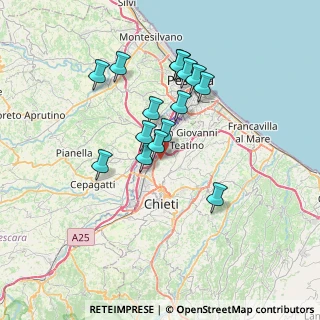 Mappa Strada la Torre, 66100 Chieti CH, Italia (6.278)
