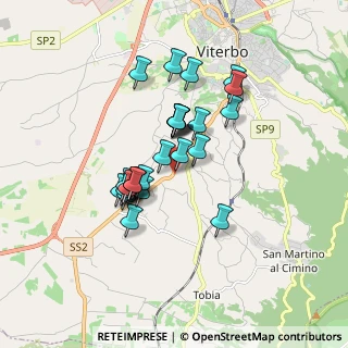 Mappa Km.76, 01100 Viterbo VT, Italia (1.43286)
