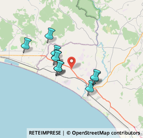 Mappa SS 1 Via Aurelia, 01014 Montalto di Castro VT, Italia (5.77818)