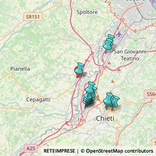Mappa Via Principe Pignatelli, 65012 Cepagatti PE, Italia (3.61462)