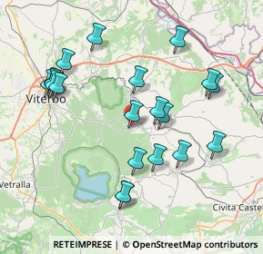 Mappa Via Laragne Monteglin, 01030 Canepina VT, Italia (8.413)