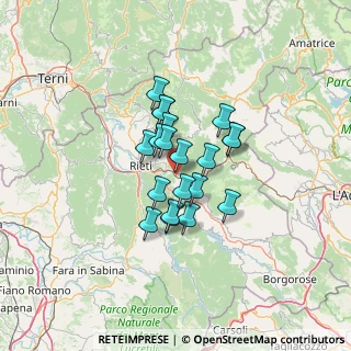 Mappa SS Salaria per l'Aquila, 02015 Cittaducale RI, Italia (9.379)